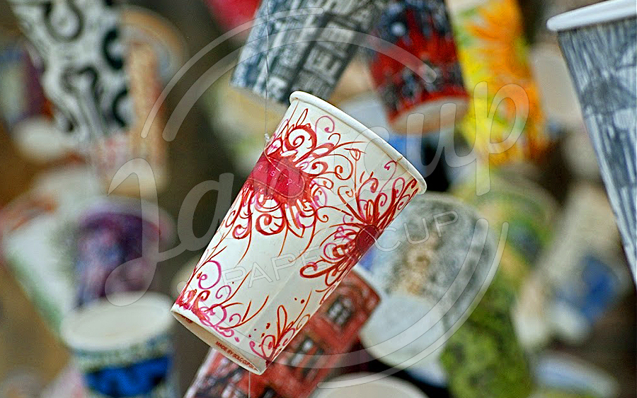 لیوان کاغذی نمایشگاهی