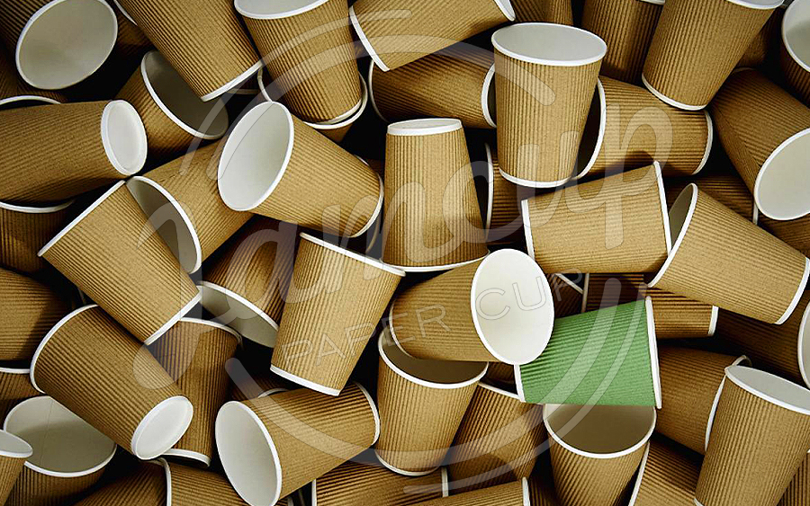 لیوان کاغذی کرکره ای