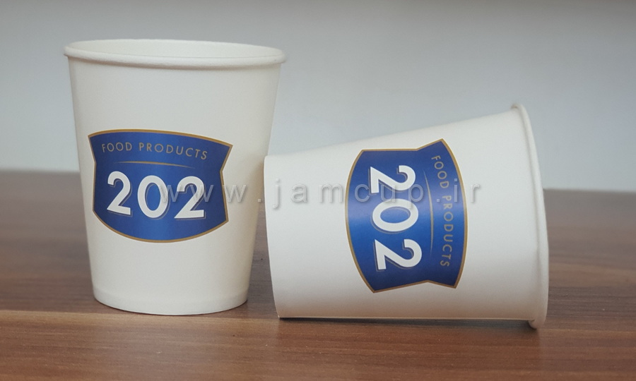 فروش لیوان کاغذی با لایه ضد نشت برای مجموعه غذایی 202